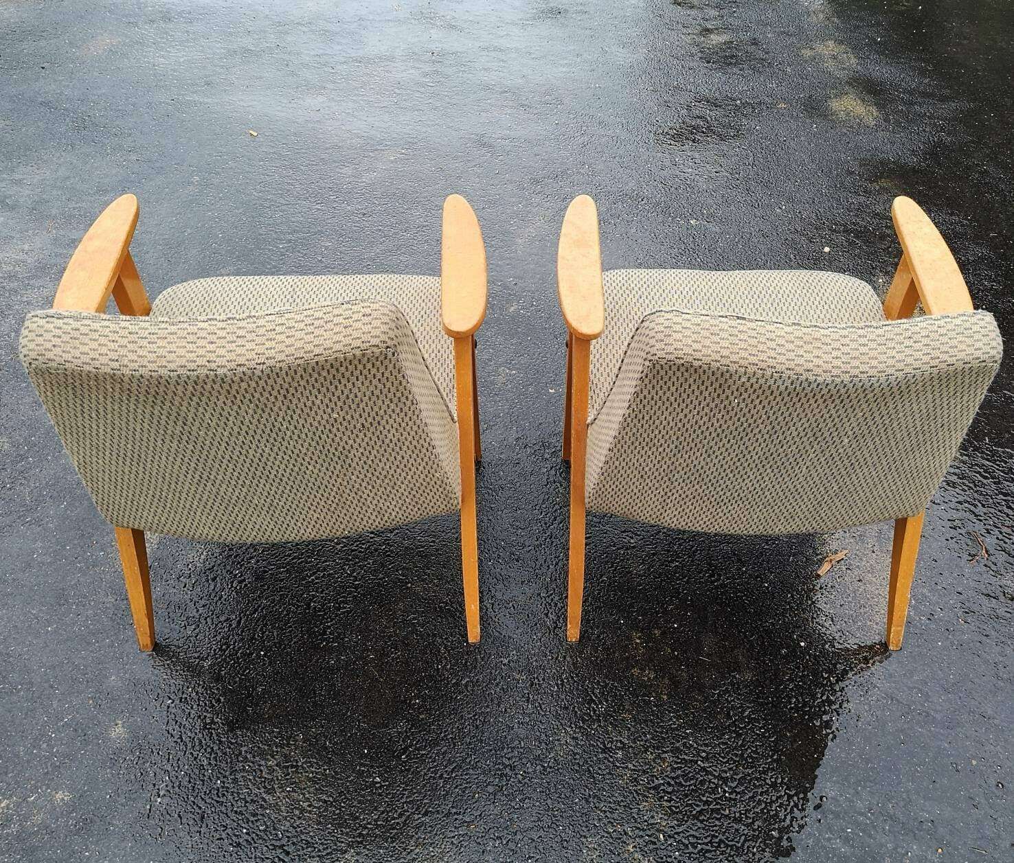 Vintage Fauteuil van Josef Chierowski, Mid-Century Modern Fauteuils in Ongerestaureerde Staat, Made In Poland photo vinterior