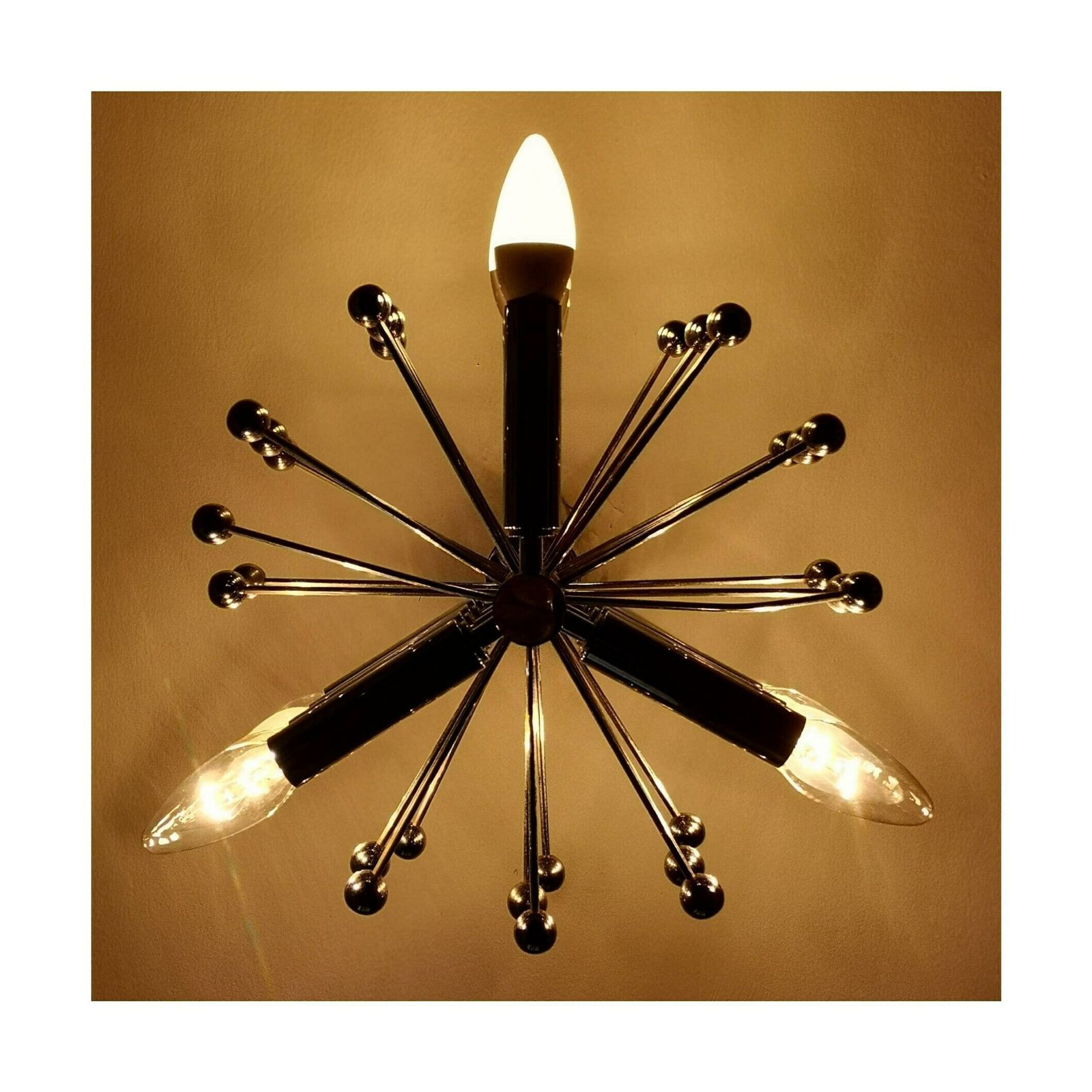 1970s Sputnik By Cosack Lighting // Space Age Sputnik Chandelier // Cosack Leuchten Chandelier // Space Age Chandelier // Made In Germany photo Lighting