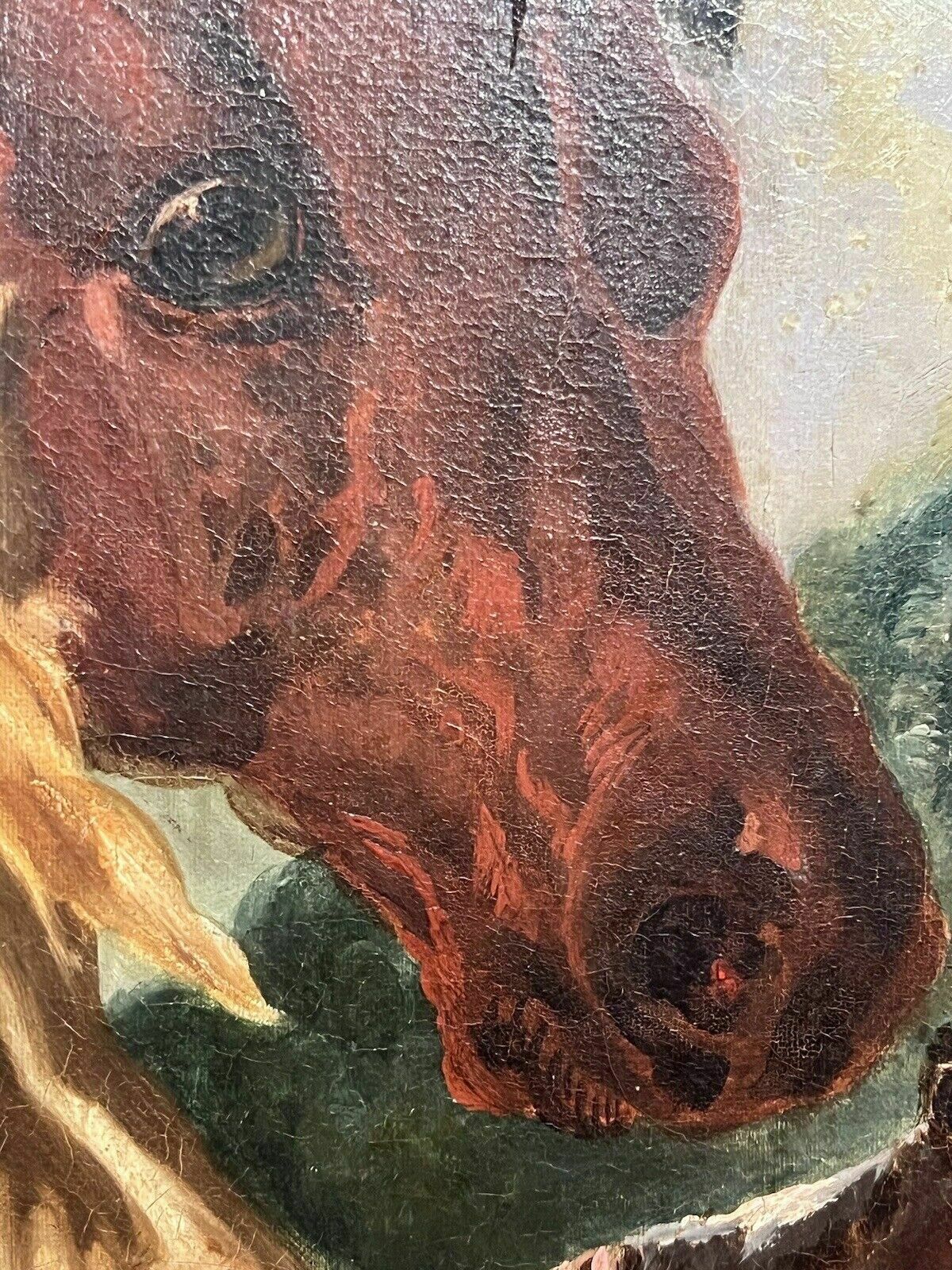 photo vinterior Fine Art 19th Century Trio Of Horses Attributed To John Frederick Herring