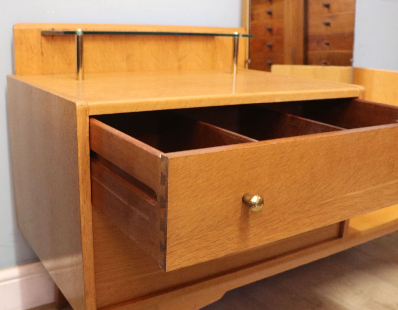 photo furniture A Lovely & Unusual Light Oak Dressing Table By G Plan.