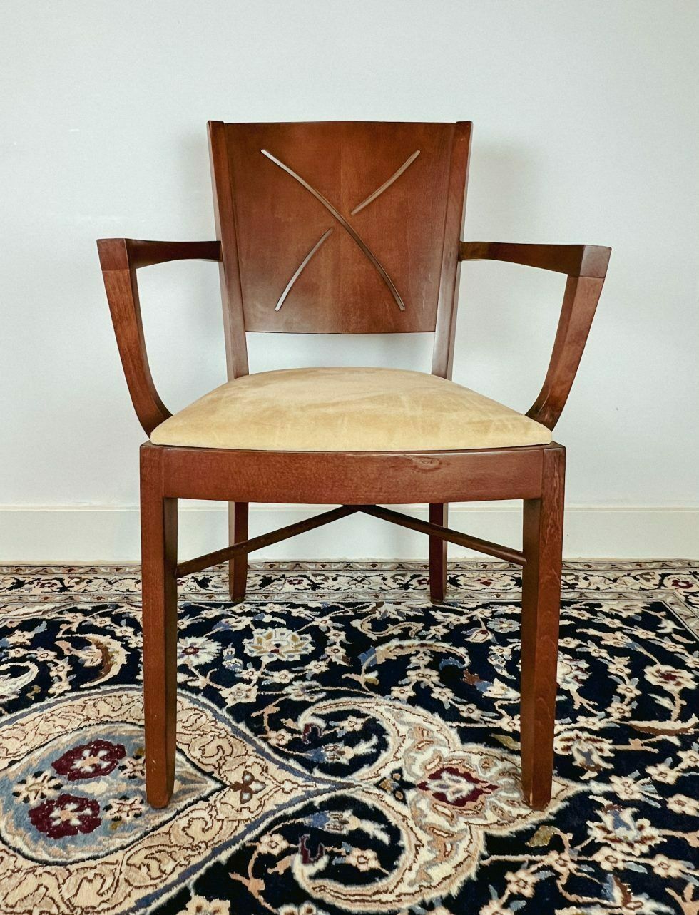 Elegant Set Of 4 Andreu World Dining Room Chairs – Elegant Set Of 4 Andreu World Dining Room Chairs, 1960's photo vintage