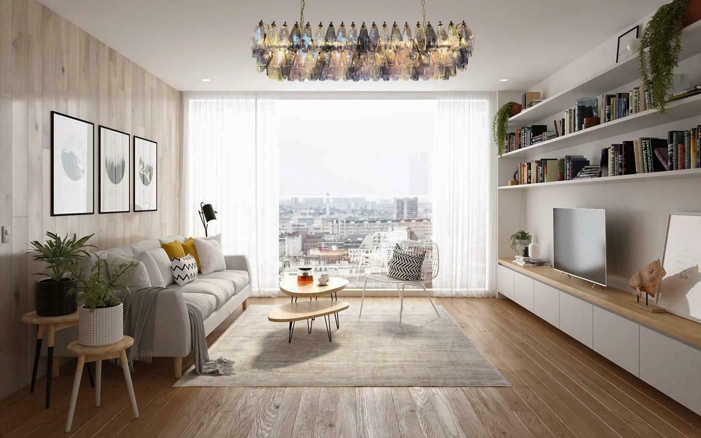 Elegant Murano Poliedri Chandelier   Carlo Scarpa Style   138 Multicoloured photo for sale