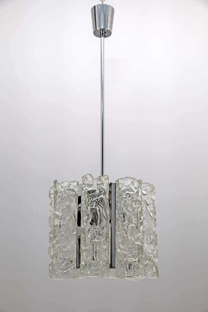 Carlo Nason Postmodern Italian Murano Glass Chandelier For Mazzega, 1970s photo furniture