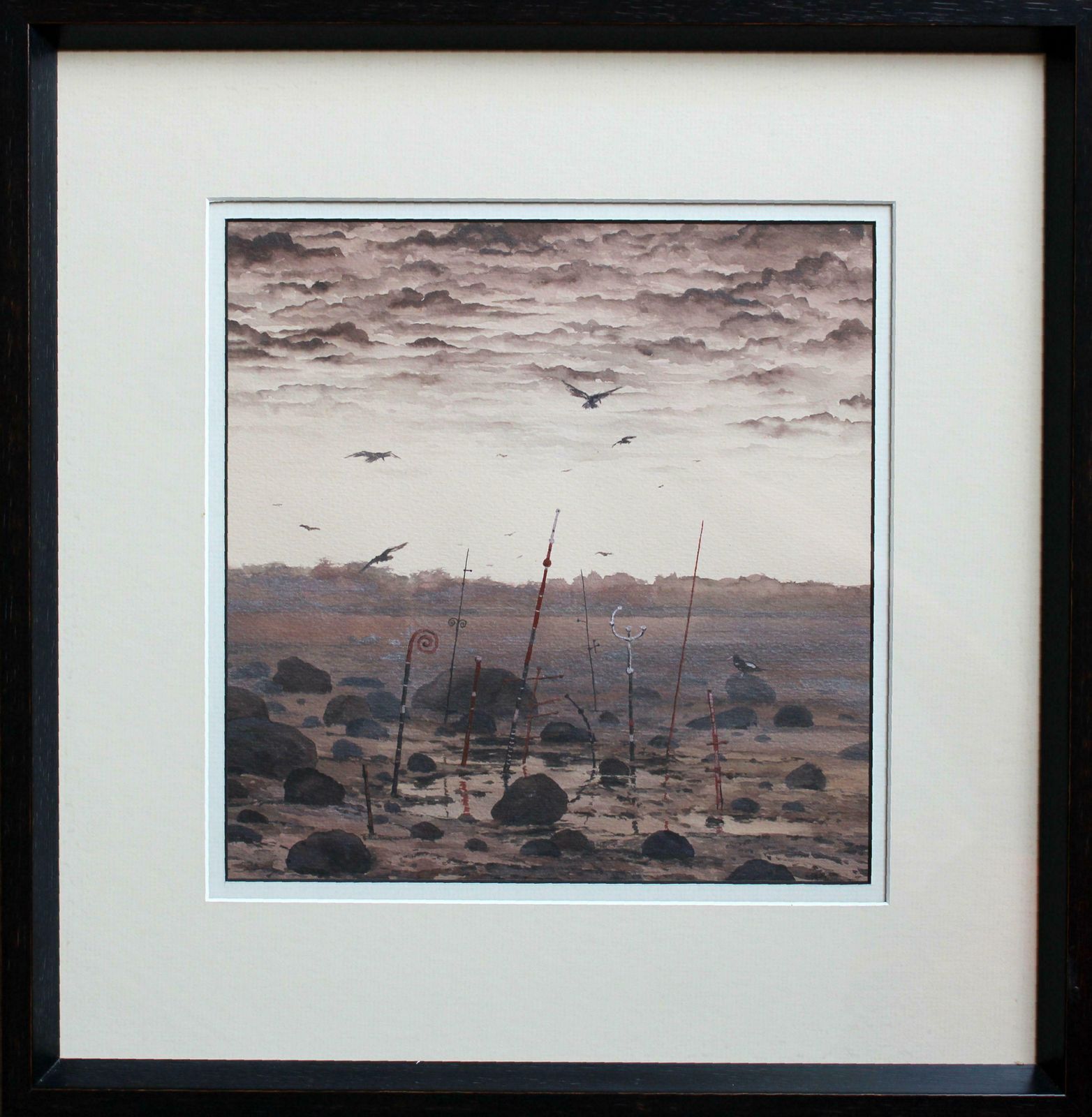 Gennady Sukhanov After The Rain. 1988, Paper, Watercolour, 28x27.5 Cm 1988 photo furniture