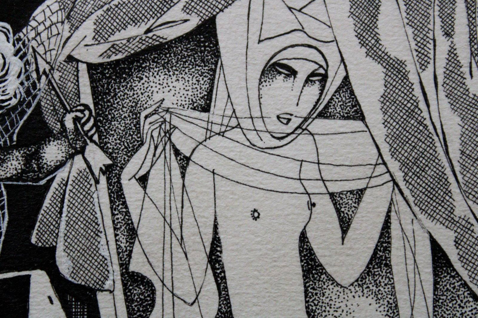 Gunars Vindedzis Ex Libris 1982, Paper, Ink, Gouache, 17.5х13 Cm 1982 photo Art