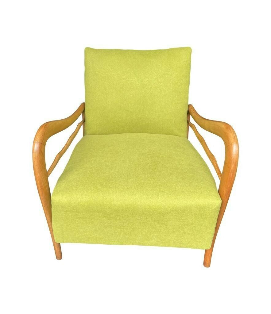 A Wonderful Pair Of 1950s Italian Cherrywood Chairs By Paolo Buffa photo 6450.0
