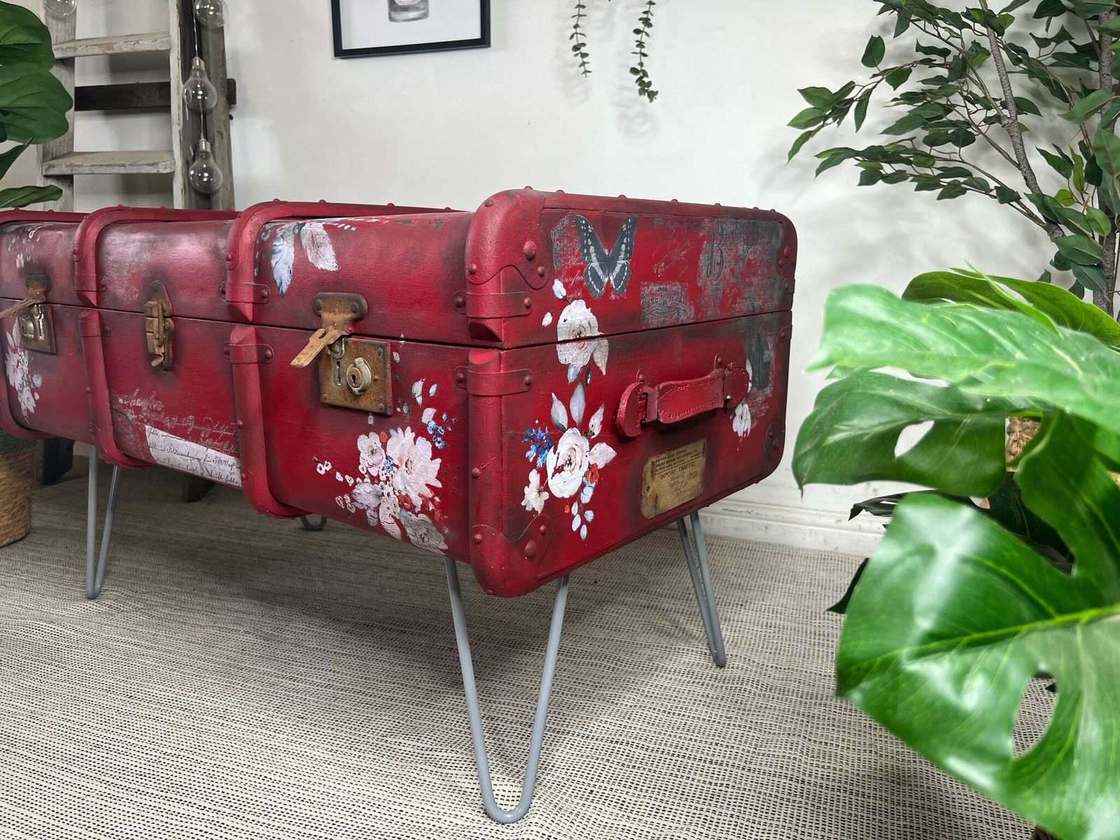 Vintage Trunk Suitcase Coffee Table photo buy