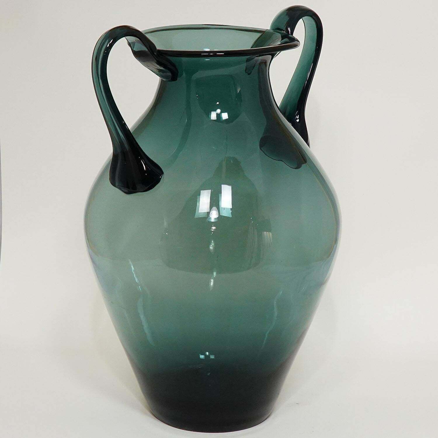 photo furniture Exceptional Large Bauhaus Floor Vase By Wilhelm Wagenfeld For Wmf Ca. 1950