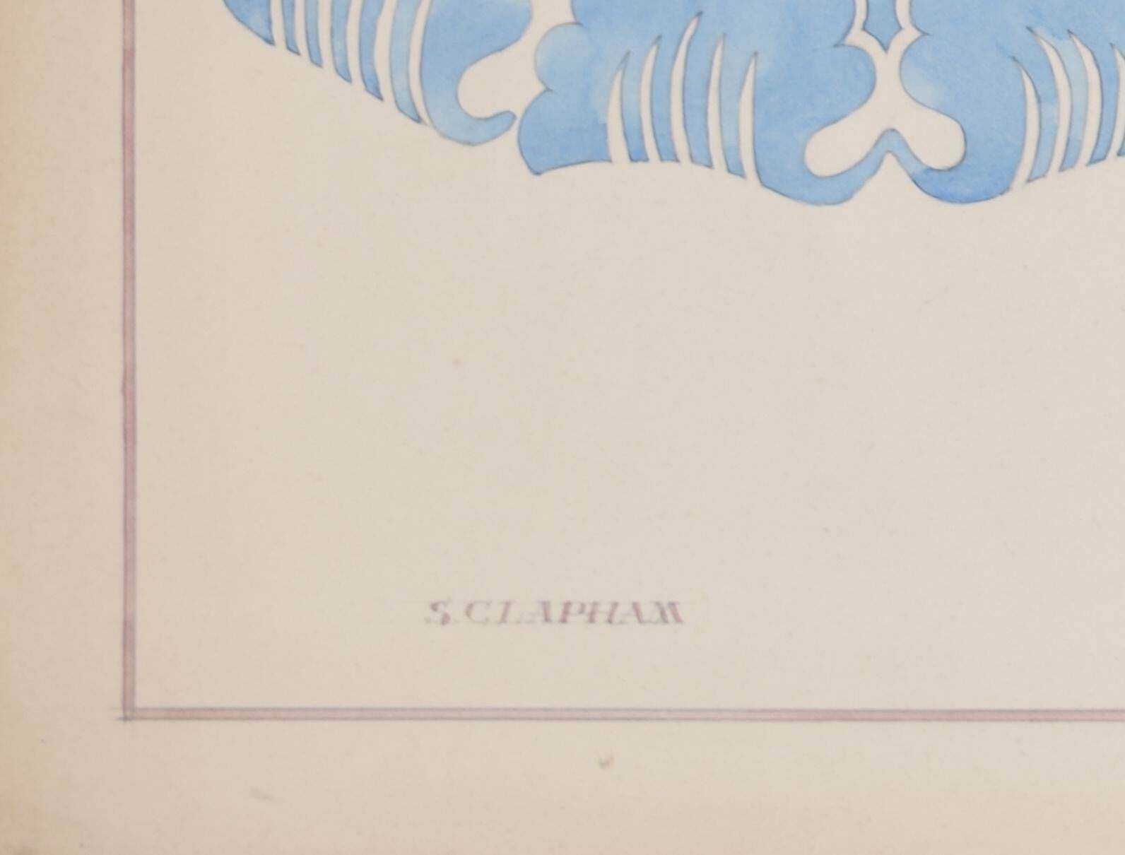 S Clapham Lion Heraldic Designs Coat Of Arms Shield Watercolour By S Clapham photo furniture