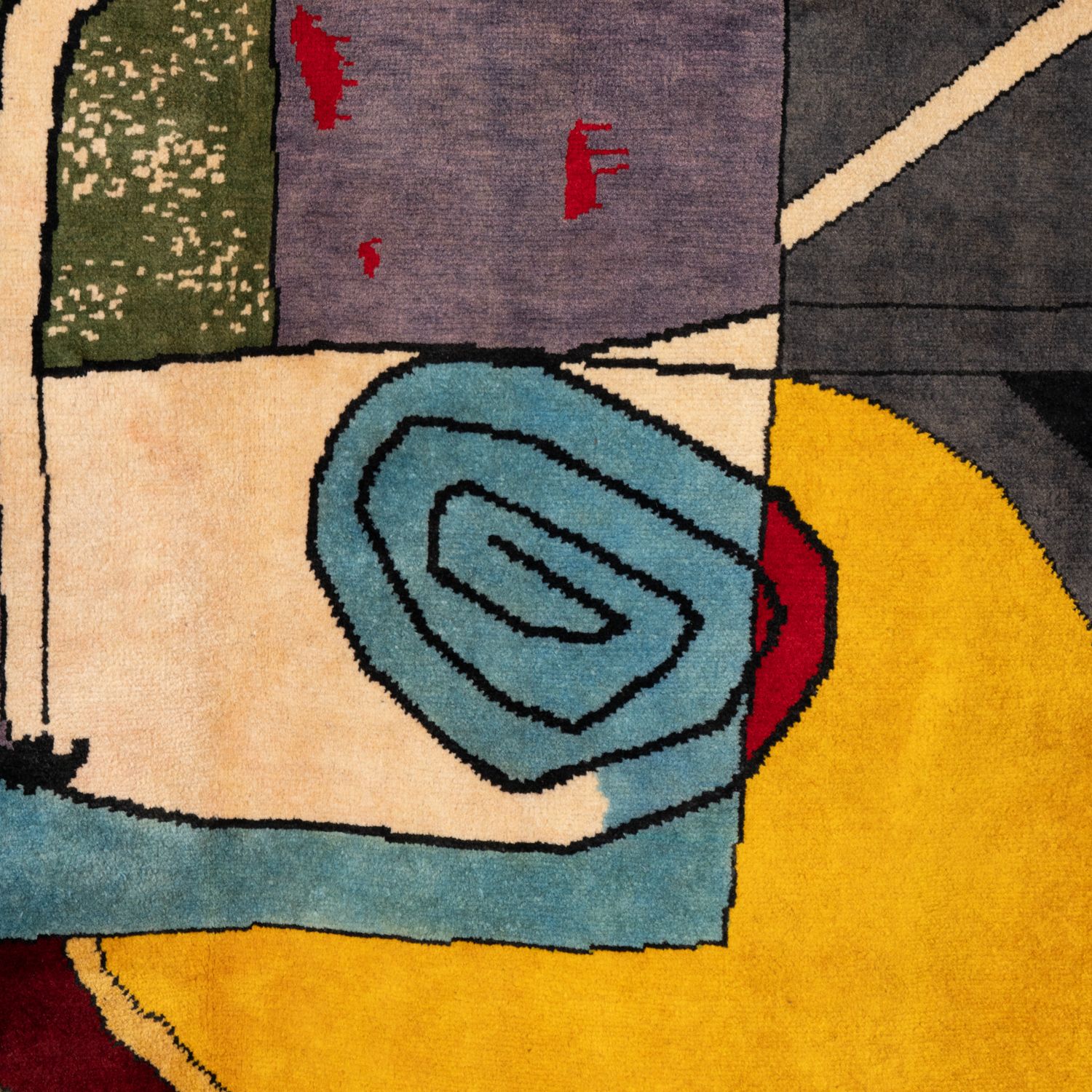 16350.0 Tapestry « Taureau II »., 1950s photo