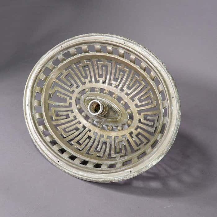 Set Of 13 Metal Wall Lamps From An Italian Noble House Ca 1900s photo for sale