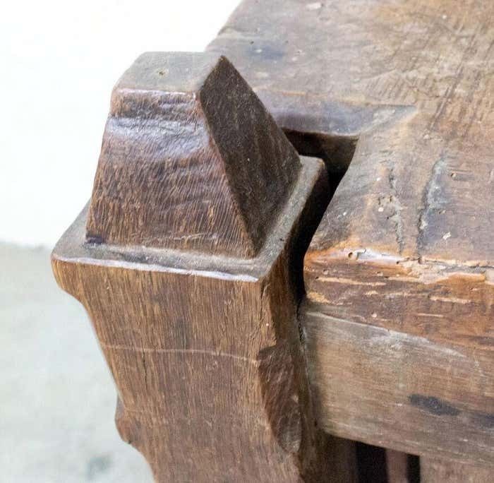 French Drain Board Plant Holder Oak & Pine, 19th Century photo vinterior