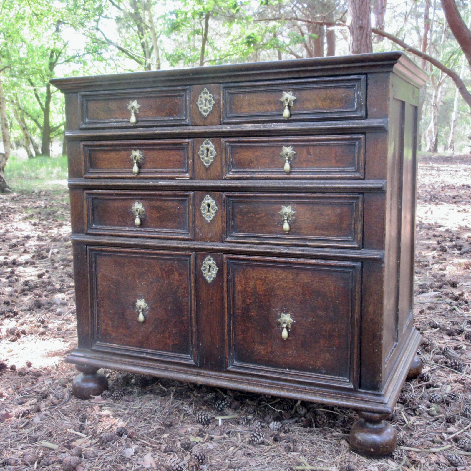 Late 17th Century Oak Chest Of Drawers, Circa 1680 photo for sale