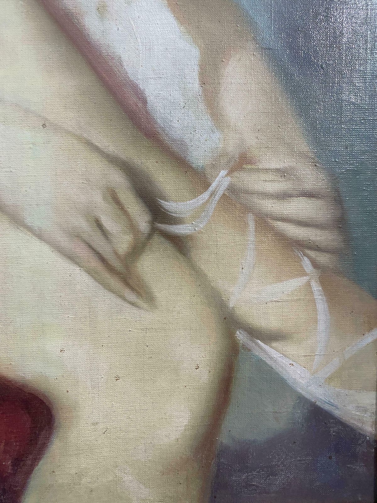 Antique Oil Painting "Ballerina" Signed Pal Fried photo buy