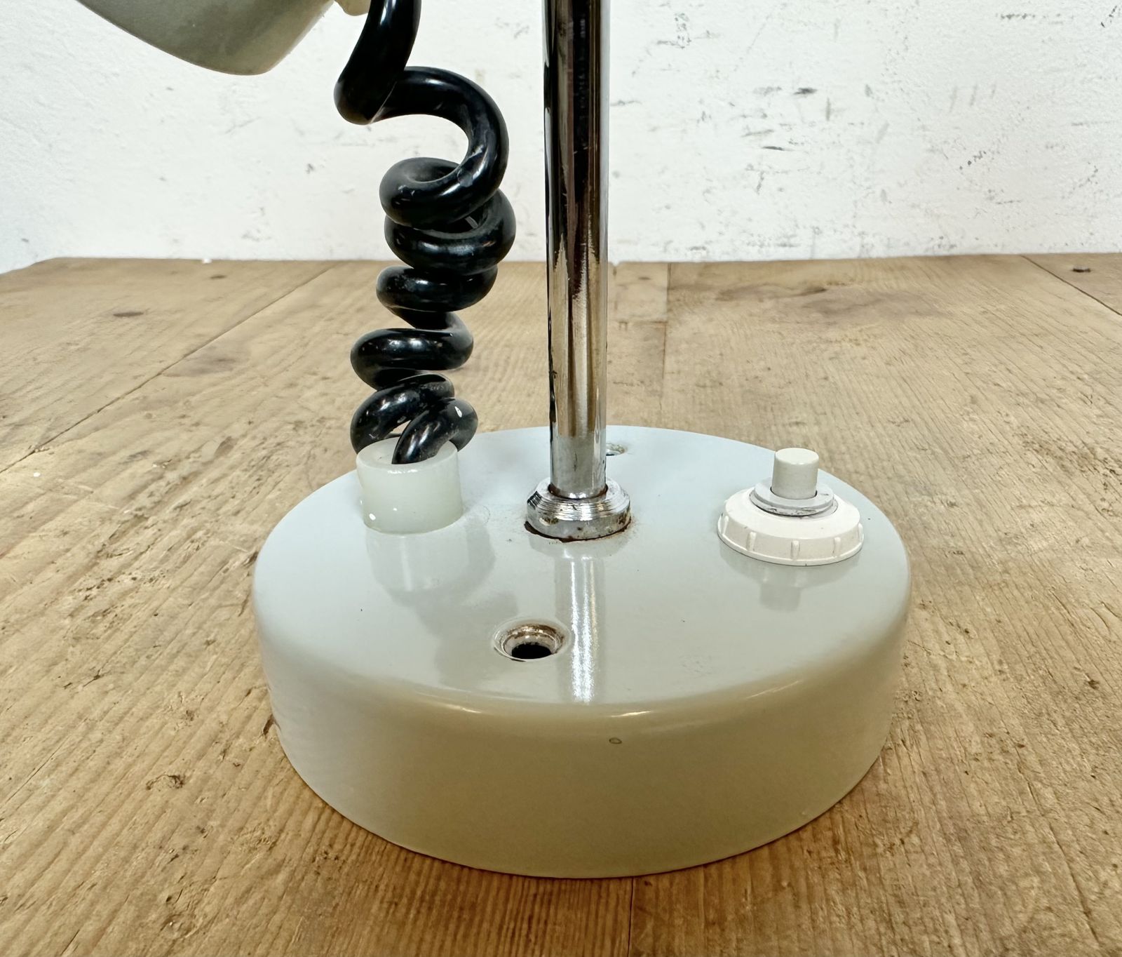 photo furniture Vintage Grey Metal Wall Lamp By Josef Hurka For Napako, 1970s, 6x