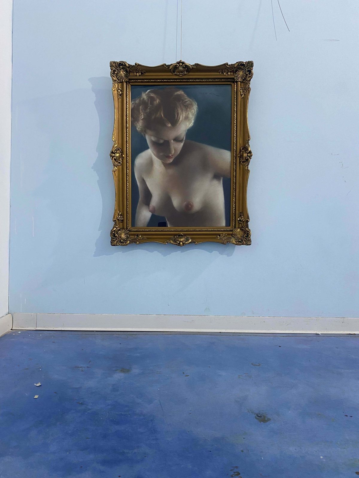 Art Deco Pastel Painting "Nude Of A Woman" Signed Fried Pal, 1930s photo 3698.0