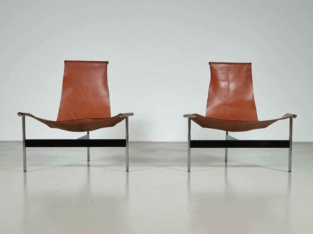 3lc T Chairs By Katavolos And Kelley For Laverne International, 1950s, Set Of 2