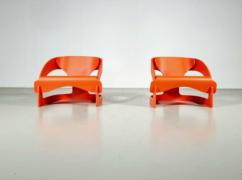 4801 Chairs By Joe Colombo For Kartell, 1960s, Set Of 2 photo for sale