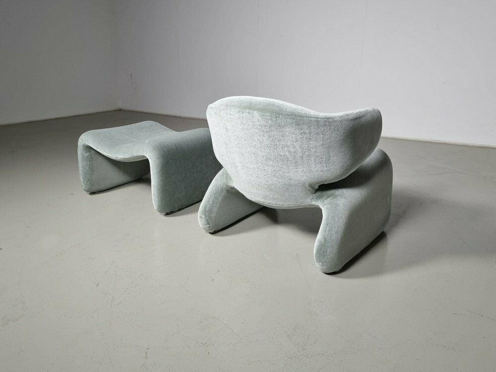 Djinn Lounge Chair Set By Olivier Mourgue For Airborn, 1960s, Set Of 2 photo vinterior