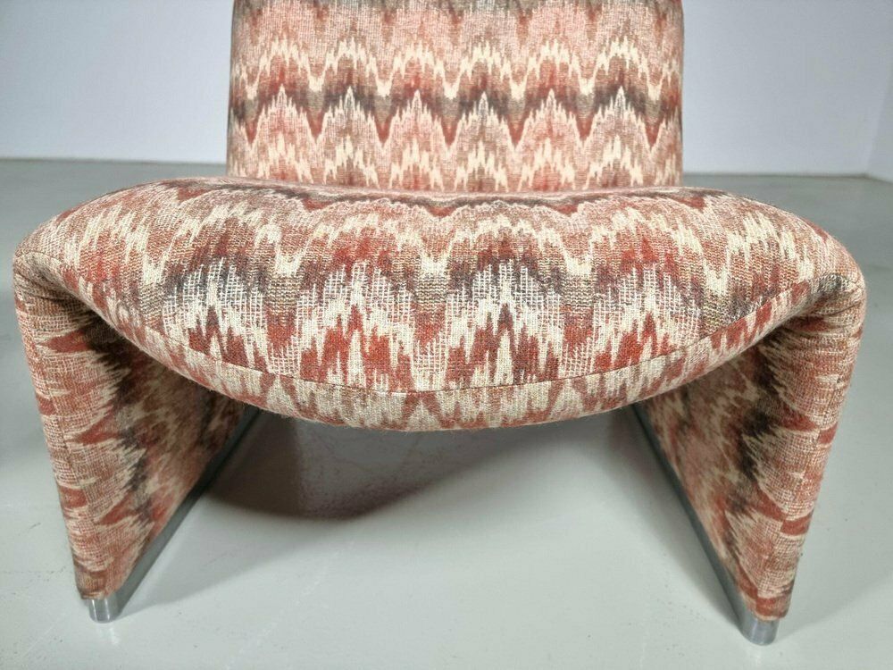Alky Chairs In Wool Fabric By Giancarlo Piretti For Castelli, 1970s, Set Of 2 photo vinterior