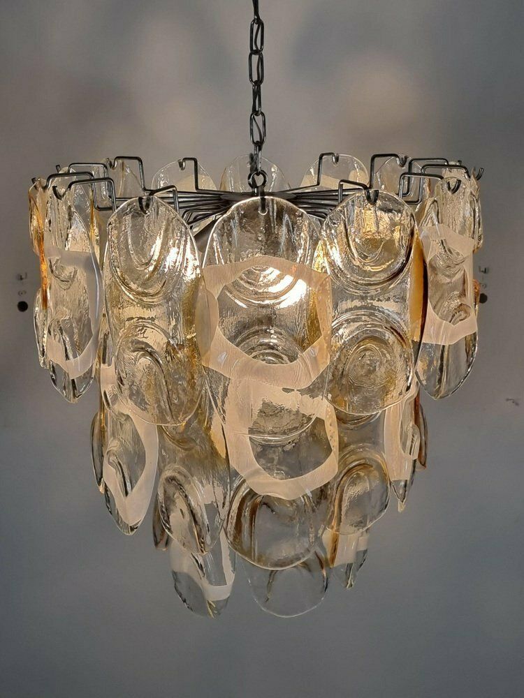 Murano Glass Rondini Chandelier From Mazegga, Italy, 1970s photo 3642.0