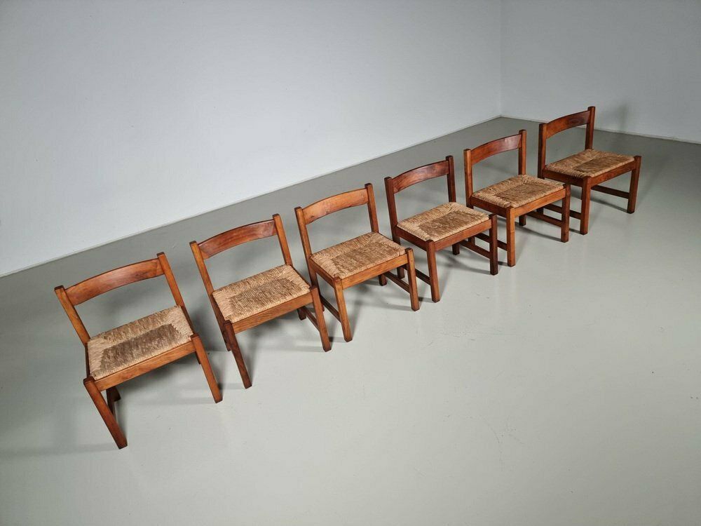 Torbecchia Chairs By Giovanni Michelucci For Poltronova, 1960s, Set Of 6 photo furniture