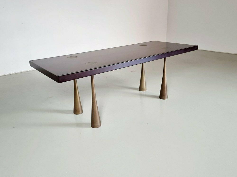Vintage Italian Dining Table By Angelo Mangiarotti , 1970s photo furniture