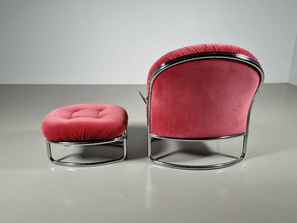 915 Lounge Chair Set Attributed To Carlo De Carli For Cinova, 1960s, Set Of 2 photo vintage