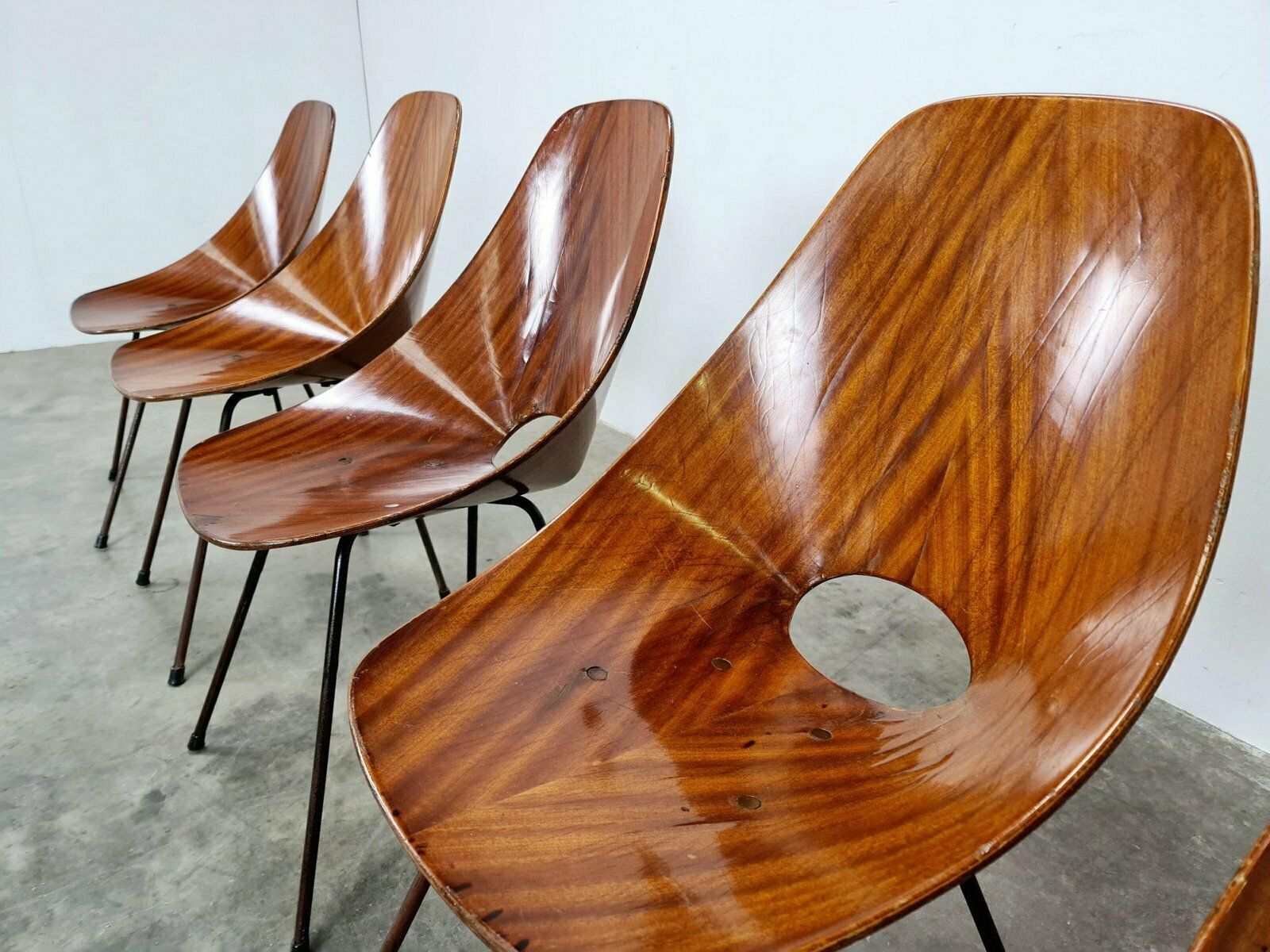 Medea Chair By Vittorio Nobili For Tagliabue, 1950s photo Furniture
