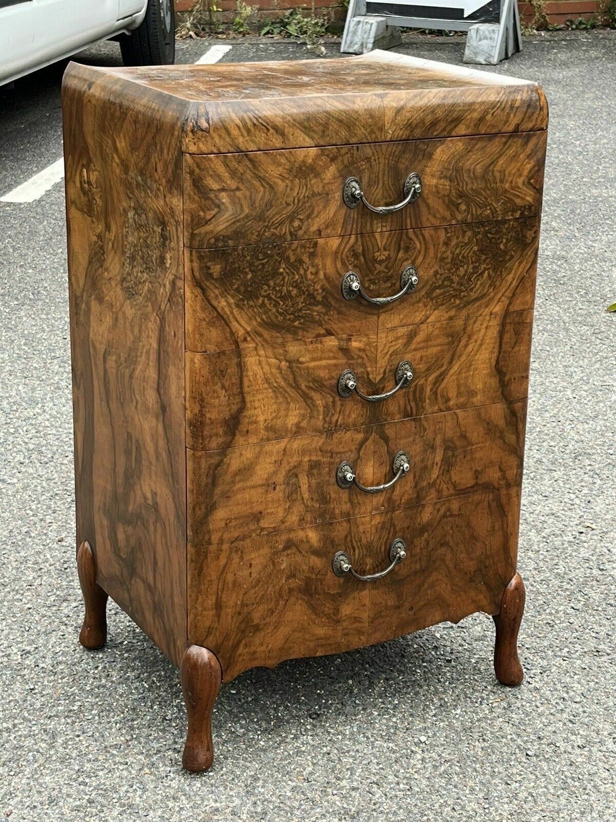 Art Deco Walnut Chest Of Drawers.Maurice Adams Of London W1. Amazing Quality. photo furniture