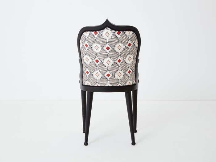 Chaise de bureau Garouste And Bonetti modèle Palace, tissu Rubelli Privilege, 1980 photo buy