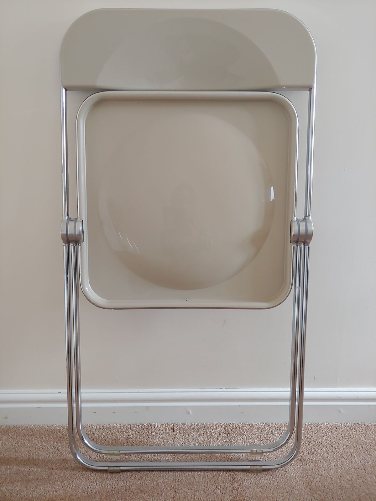 photo for sale Set Of 4 Plia Folding Chairs By Giancarlo Piretti For Castelli