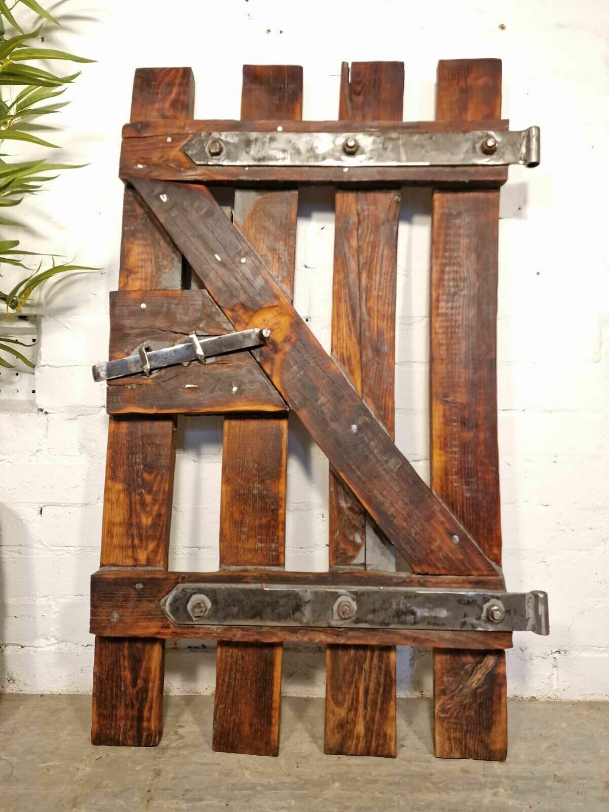 Antique French 19th Century Wooden Farmhouse Barn Cottage Gate Stable Door photo Home Fixtures