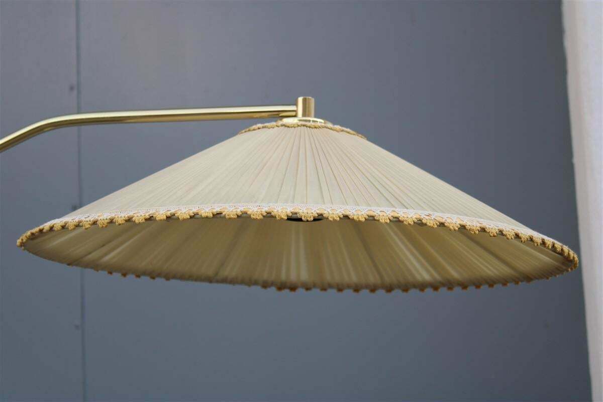Italian Mid Century Floor Lamp Brass Parts Extensible photo vinterior
