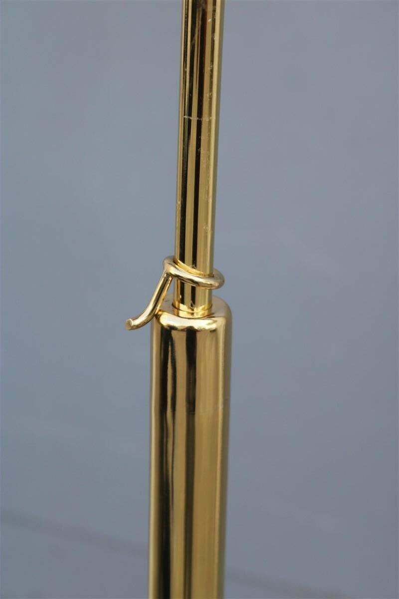 Lighting Italian Mid Century Floor Lamp Brass Parts Extensible photo