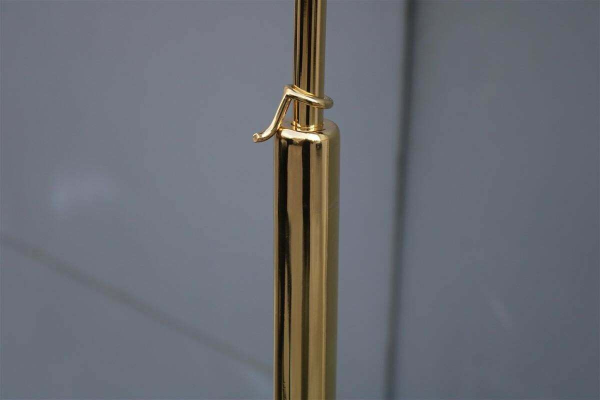 photo vintage Italian Mid Century Floor Lamp Brass Parts Extensible
