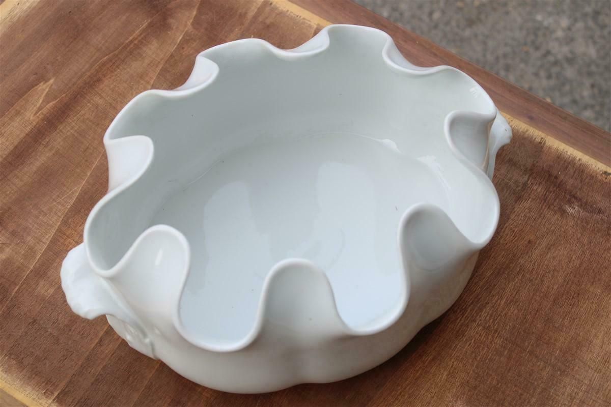 Ginori Stemware Holder In Italian Porcelain Gio Ponti Style Gariboldi photo Home Decor