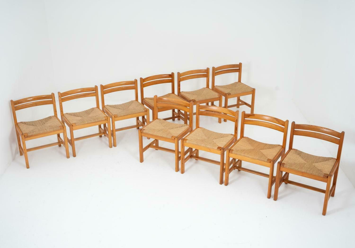 Scandinavian Midcentury Dining Chairs "Asserbo" By Børge Mogensen photo for sale
