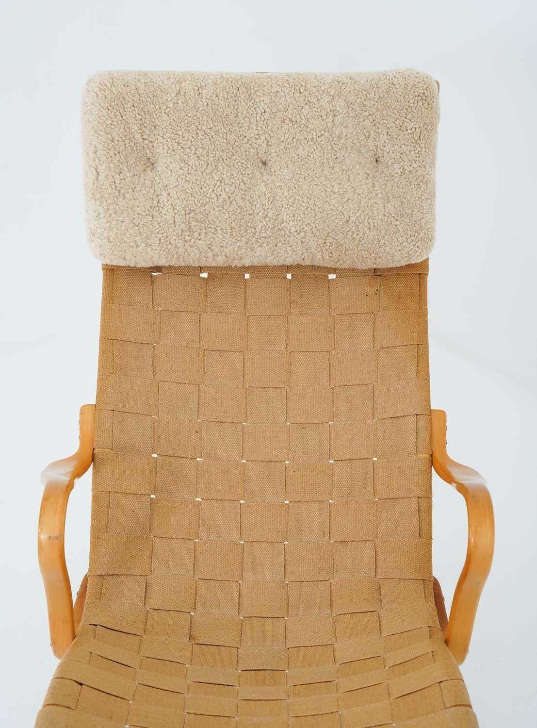 Scandinavian Chaise Longue "Pernilla 3" By Bruno Mathsson photo vintage