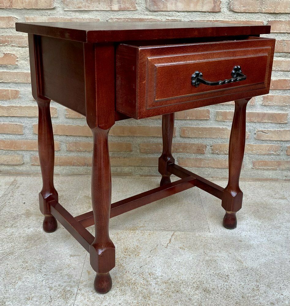 Mid 20th Century Nightstand With One Drawer  1960s photo 532.0