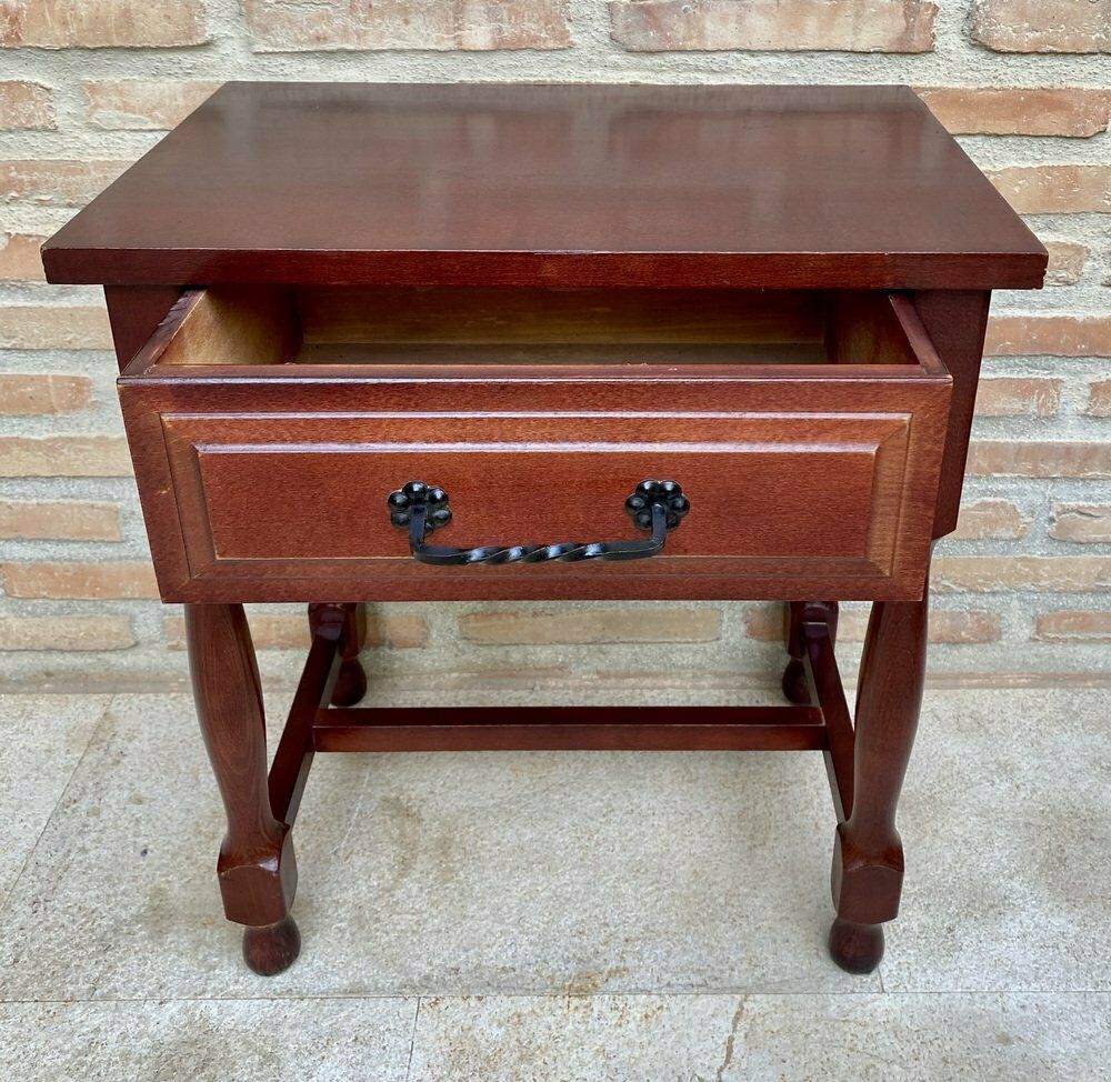 Mid 20th Century Nightstand With One Drawer  1960s photo vinterior