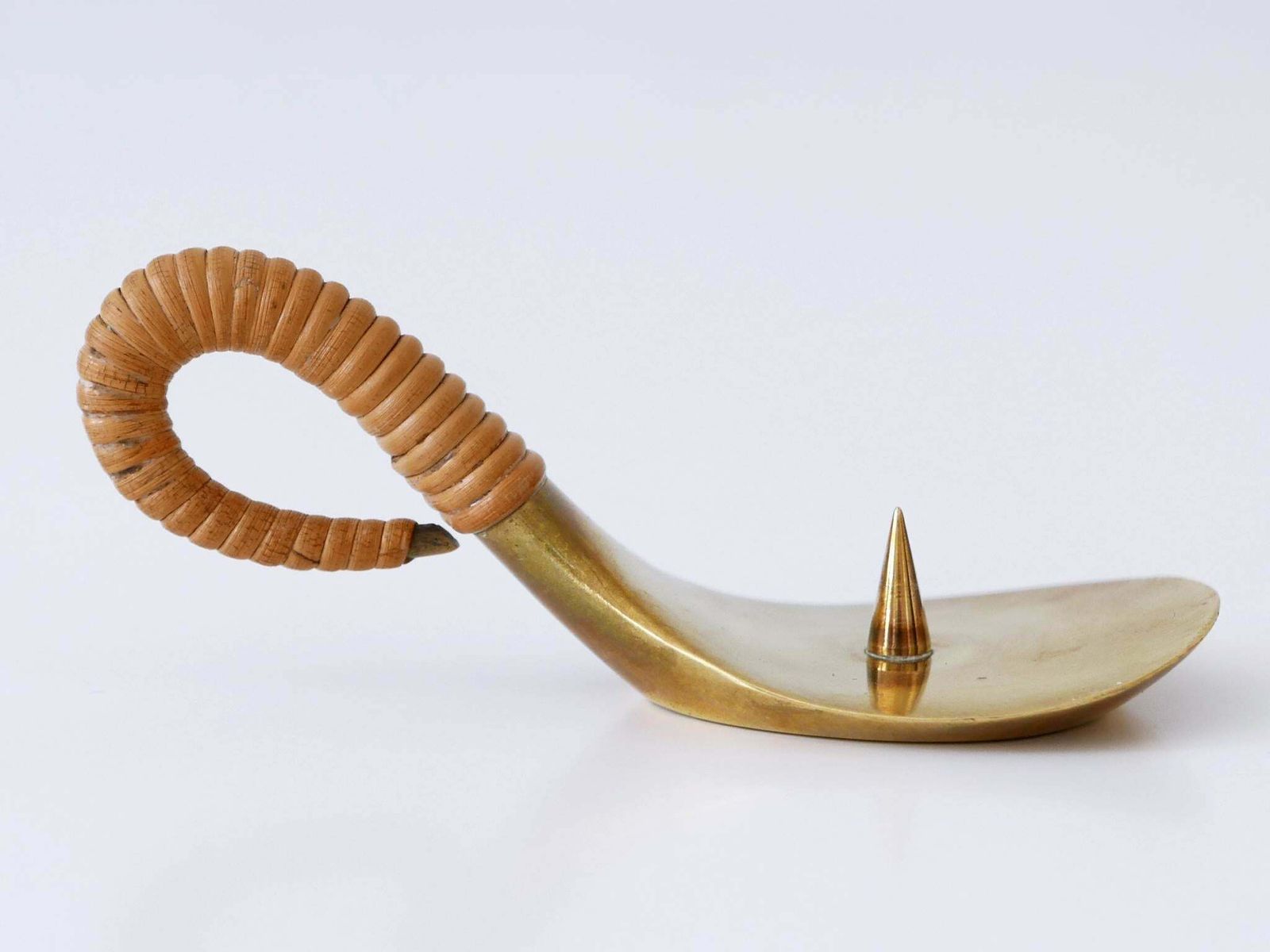 Rare Mid Century Modern Candlestick No 3433 By Carl Auböck Austria 1937 photo 1955.0