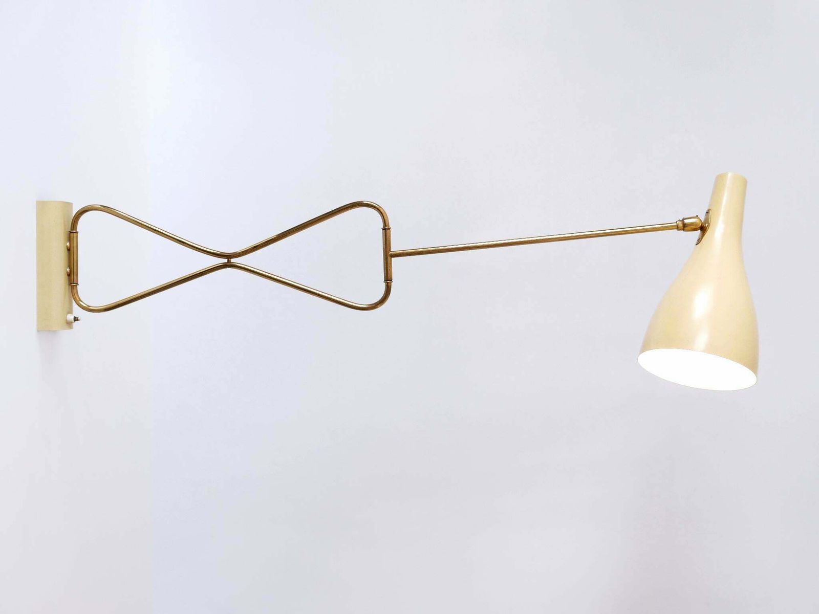 Rare & Elegant Mid Century Modern Wall Lamp '9590/28' By Cosack Germany 1950s photo furniture