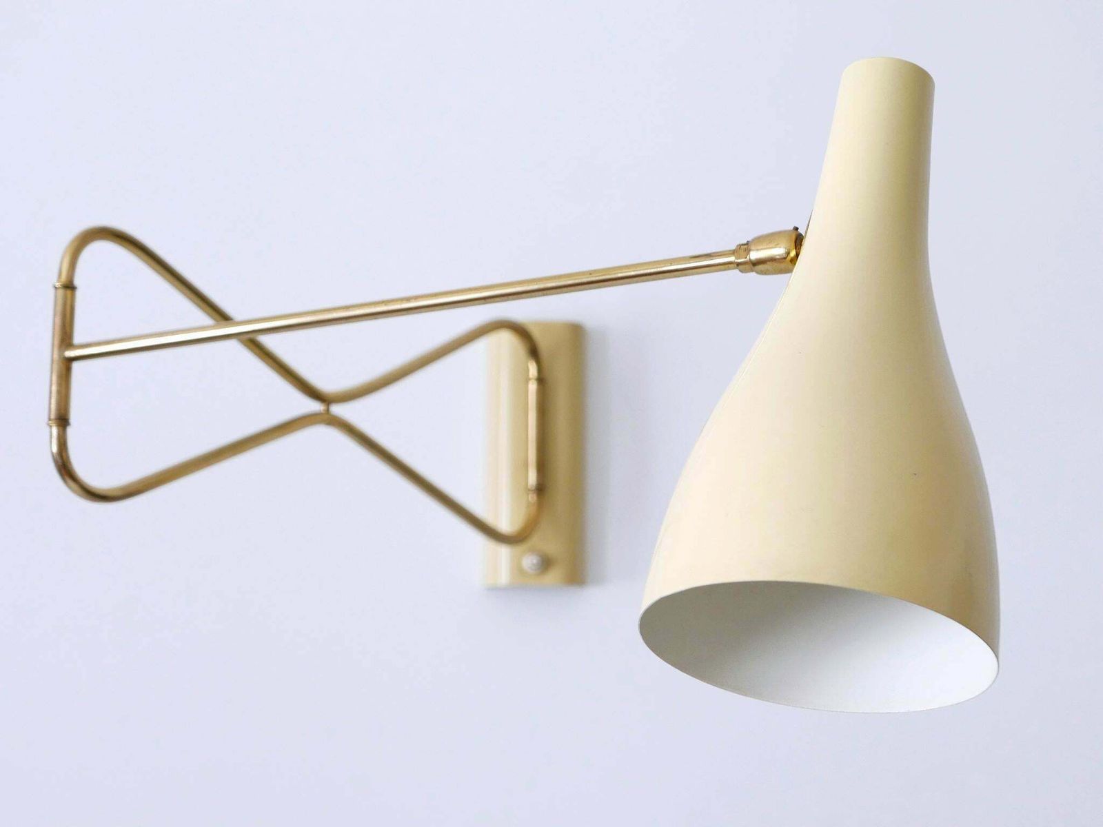 Rare & Elegant Mid Century Modern Wall Lamp '9590/28' By Cosack Germany 1950s photo buy