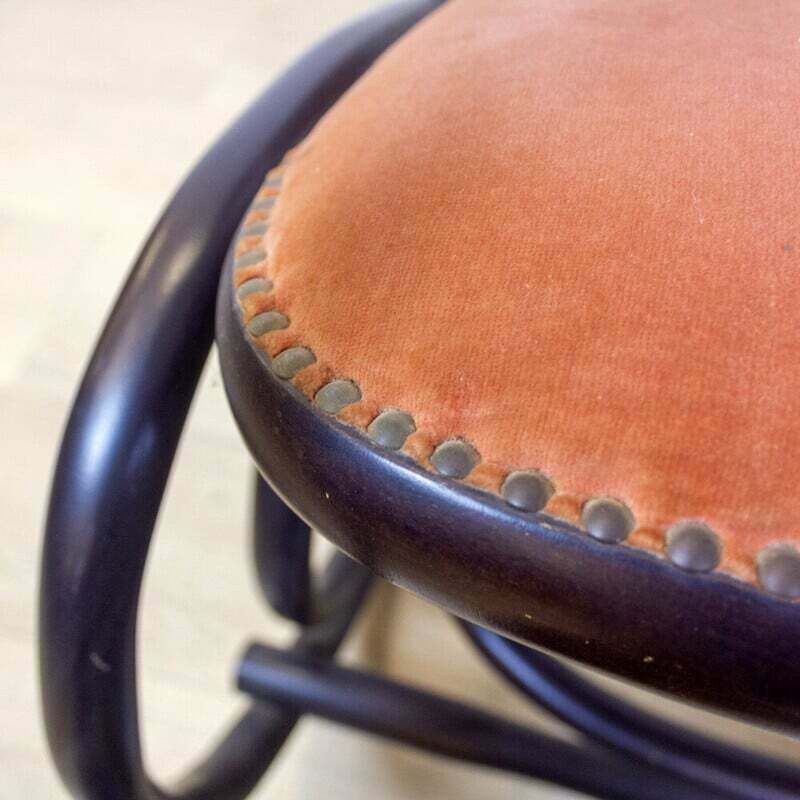 Furniture Vintage Wooden Rocking Chair For Gasisa  Spain 1960 photo