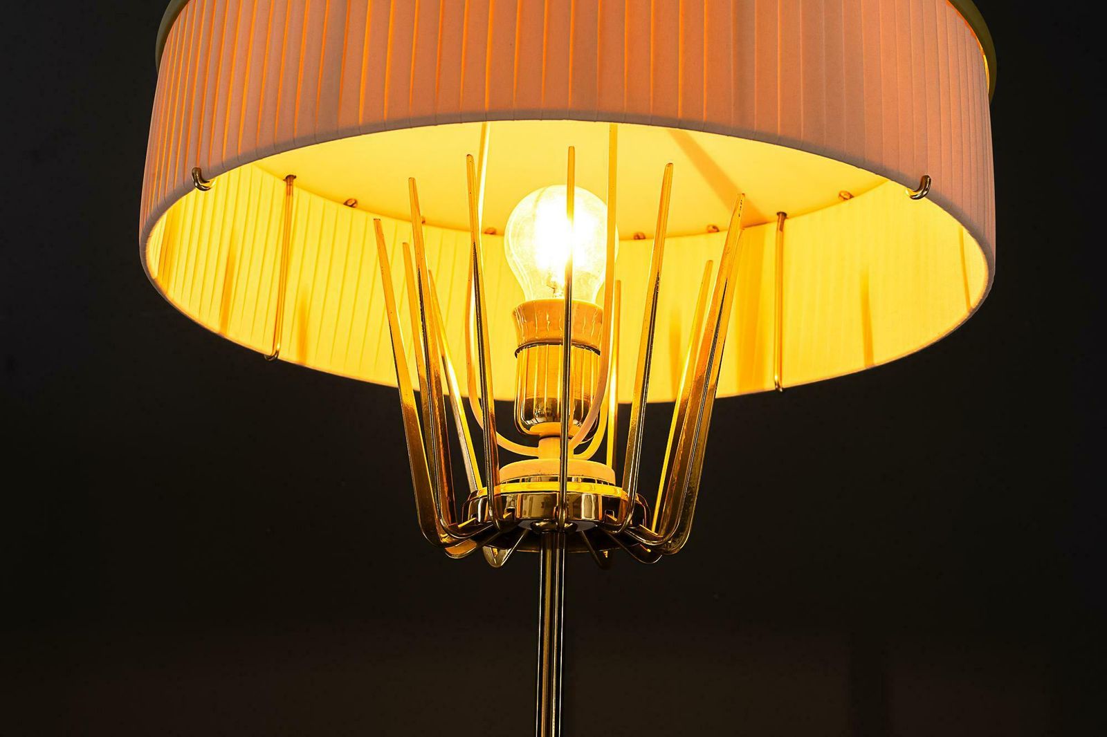 photo vintage Rare J.T Kalmar Floor Lamp Vienna Around 1950s