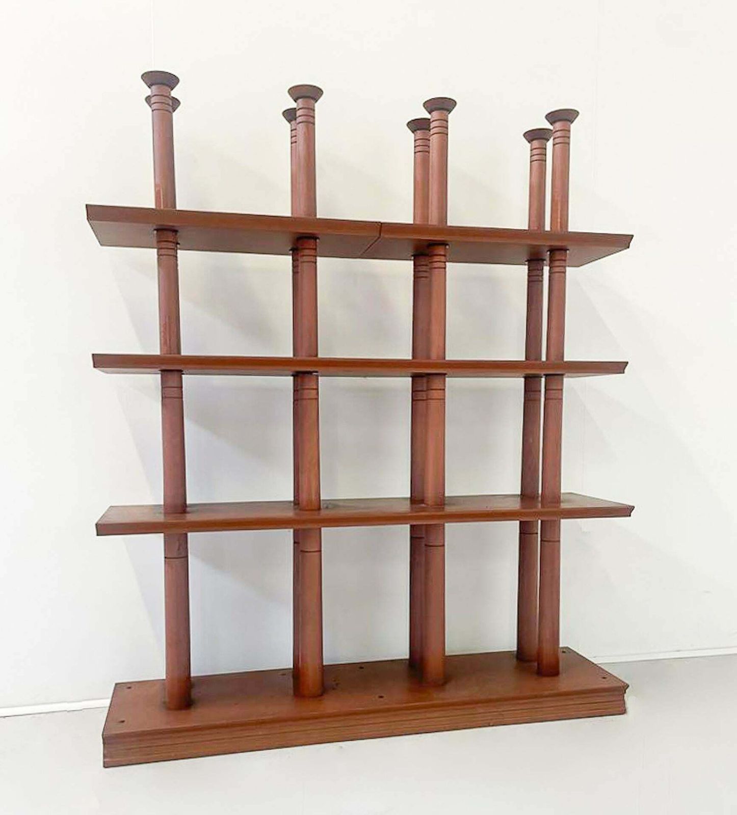 Mid Century Modern Wooden Shelves Italy 1960s photo for sale