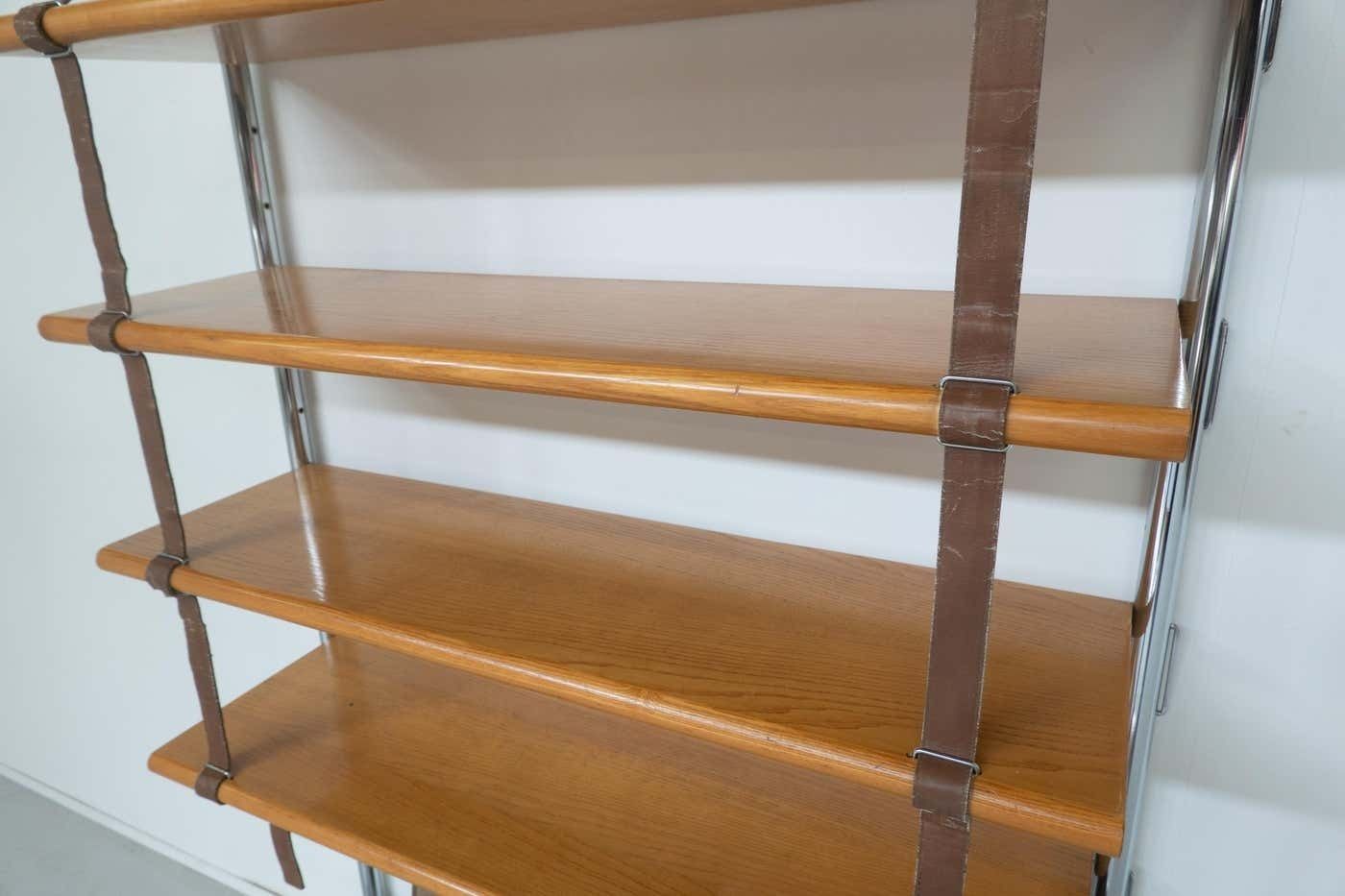photo furniture Jumbo Bookcase By Luigi Massoni For Poltrona Frau, Italy, 1970s