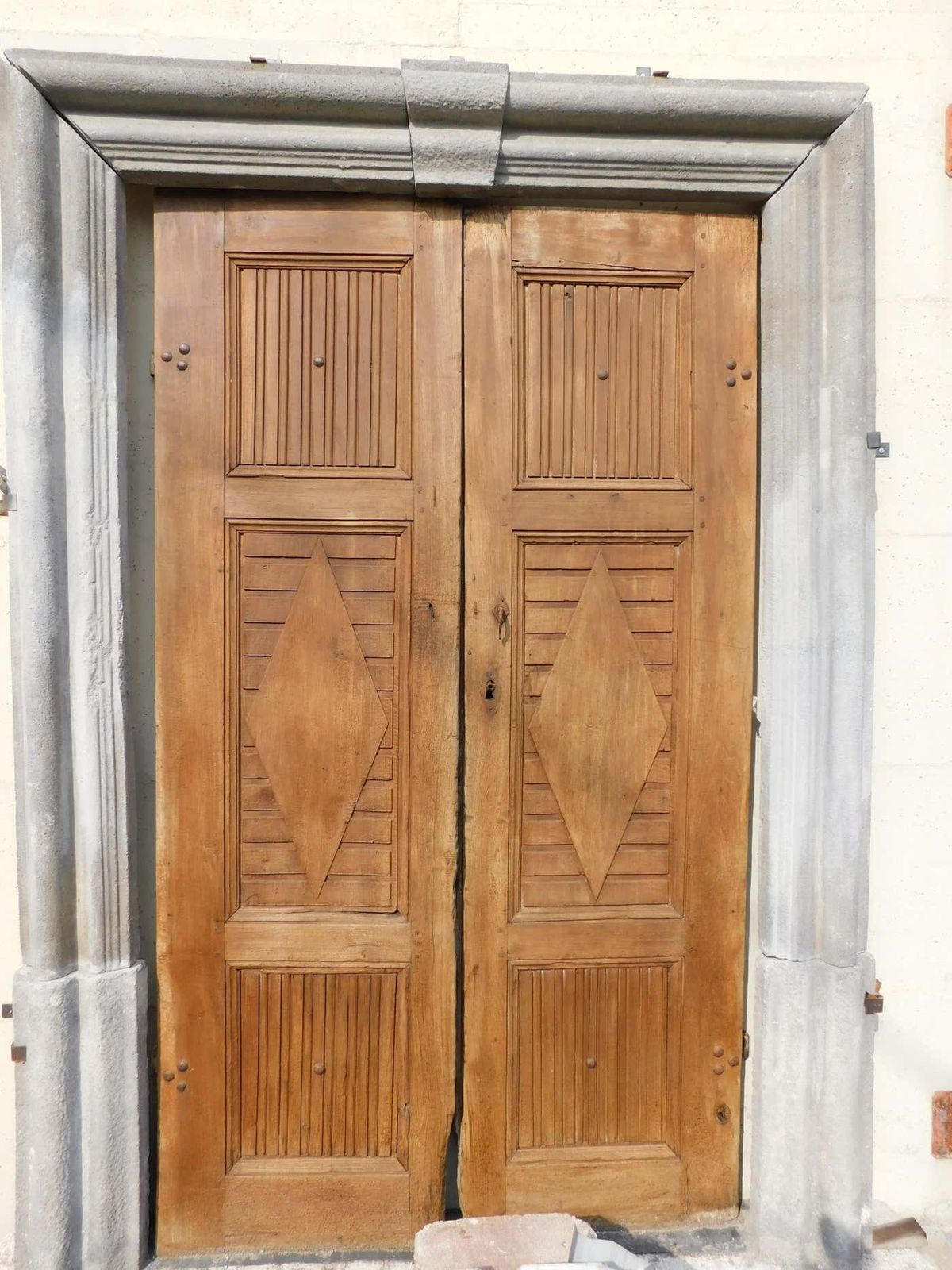 N.2 Similar Entrance Facade Portals, Carved In Artificial Stone, Italy photo 2844.0