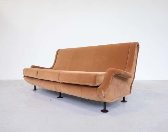 Mid Century Modern "Regent" Sofa By Marco Zanuso, Italy, 1960s   New Upholstery photo furniture